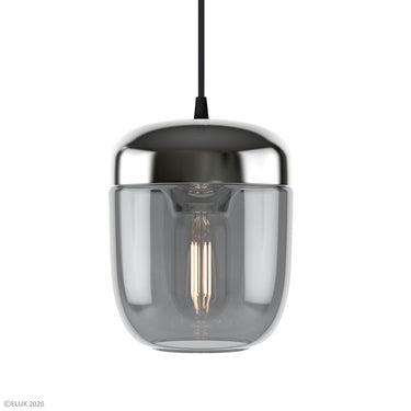 ELUX 照明 02214-UMAGE Acorn(Metallic)1灯ペンダント スモークスチール