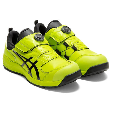 ウィンジョブ® CP307 Boa 3E相当 安全靴 ユニセックス ネオンライム×ブラック 22.5㎝
