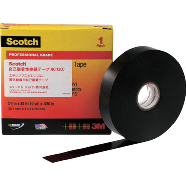 3M スコッチ®自己融着性絶縁テープ™130C 19mm×9m