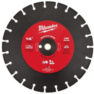 milwaukee 49-93-7340 14インチ(356mm)ダイヤモンドブレード(セグメント型・ダクタイル鋳鉄用)