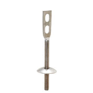 立バンド用のねじ込み式取付足 ステンターボ羽子板 50X3/8