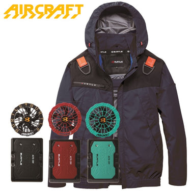 バートル ローバックファン空調服 2026SSモデル AC1191 ネイビー バッテリー・ファンセット