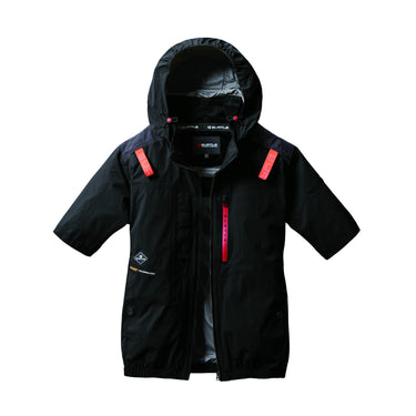 バートル 空調服 ハイバックファン AC2086 AC半袖ブルゾン 2025SS新作 ブラック