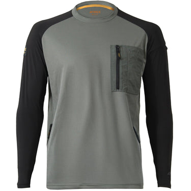 AVIREX AV808 接触冷感 ハイブリッドTシャツ 熱中症対策 作業服 袖コンプレッション 2026SS