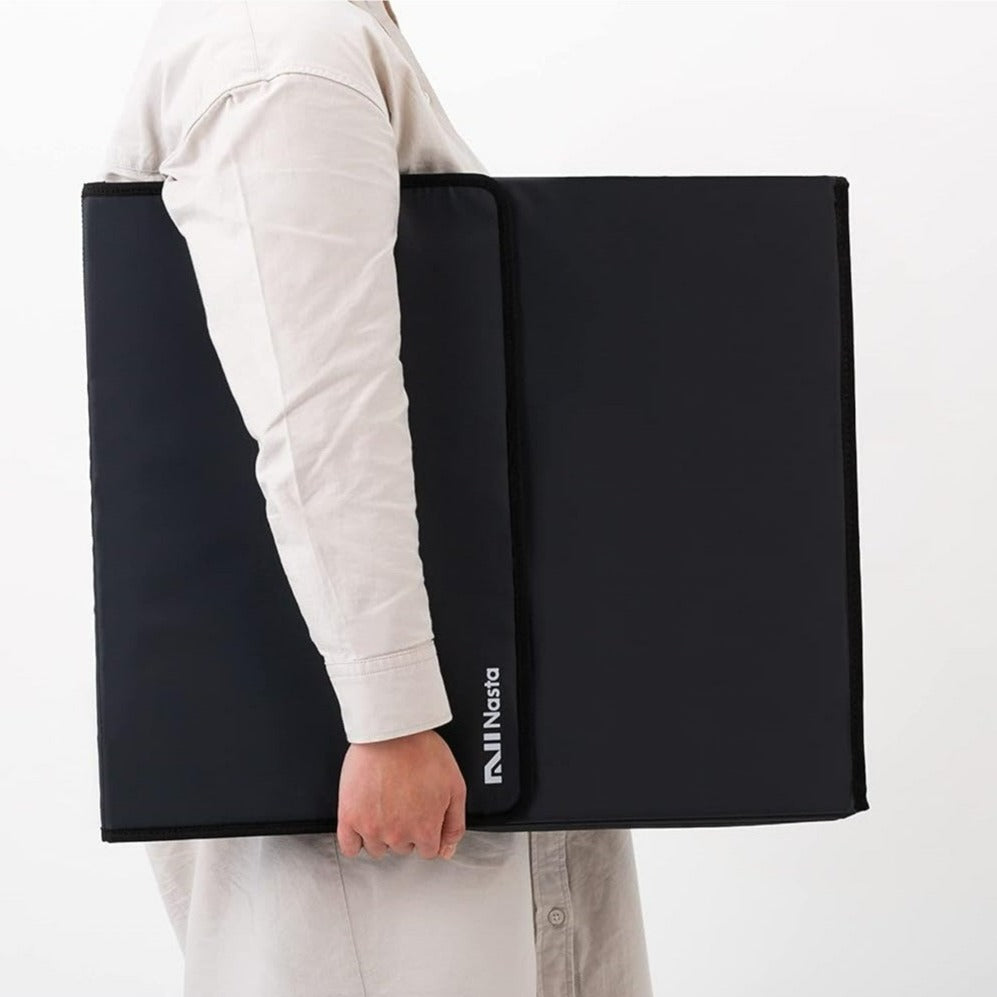 置き配を宅配ボックスで解決! Nasta Box SOFT ナスタボックスソフト 簡易宅配ボックス ダークグレー Lサイズ ダークグレー