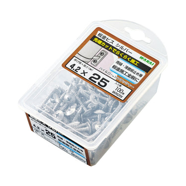 板金ビス バリューパック シルバー 25mm(100本入)BKRS25V