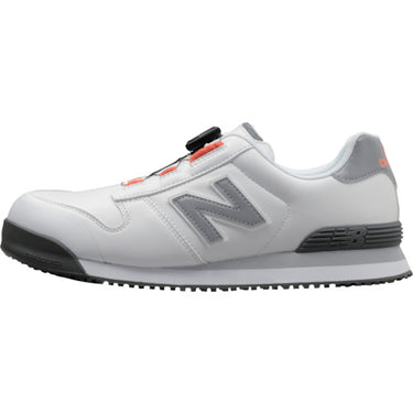 ニューバランス BOSTON SAFETY SHOES BOA ホワイト×ホワイト×グレー