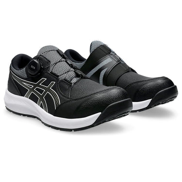 asics ウィンジョブ® CP309 BOA® ブラック×ガンメタル 右斜め前