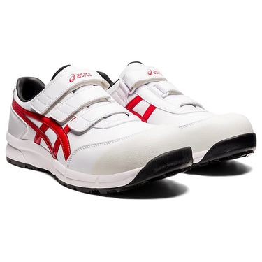 ウィンジョブ® CP301 3E相当 安全靴 ユニセックス ホワイト×クラシックレッド 22.5㎝