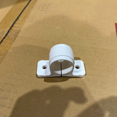 PPサドル 鋼管用 ホワイト G-2GP10PPW