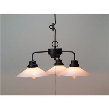 乳白P1ロマン・3灯用CP型BK 電球ナシ