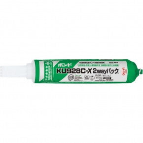 木質床材施工用ボンド KU928C-X 2WAYパック 1液型ウレタン樹脂系接着剤 クシ目ノズル付 760ml