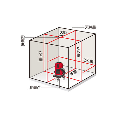 レーザ墨出器 ジンバルシリーズ LA-505 墨出器(本体)