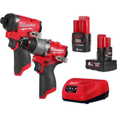 milwaukee M12FPP2A2632XJP M12 FUEL パワーパック(振動ドリル、インパクトドライバー)