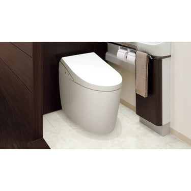 汚れに強くシミになりにくいトイレ専用床材 ハピアフロア トイレタフ 石目柄 センター18 1枚・1.09㎡ ディペスコホワイト柄