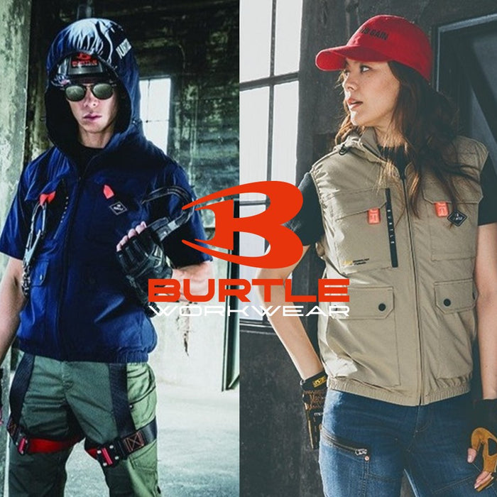 夏用BURTLEワークウェアがほぼ出揃いました。ハイバック空調服は発売前に完売😧