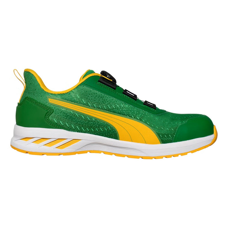 PUMAセーフティスニーカー 64.408.0 グライド ディスク ロー グリーン
