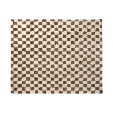 BRID モロッコ チェッカーラグ 200×200