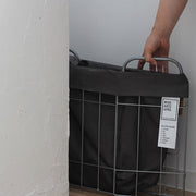 BRID フォールディング 折り畳み ランドリースクエアバスケット 40L キャスター付 / スリムタイプ