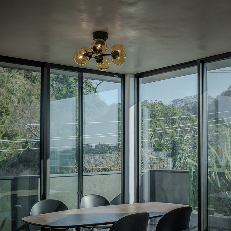 BRID タイニー ガラス シーリングライト ６灯