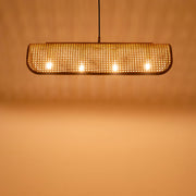 BRID ラタン ペンダントランプ ４灯