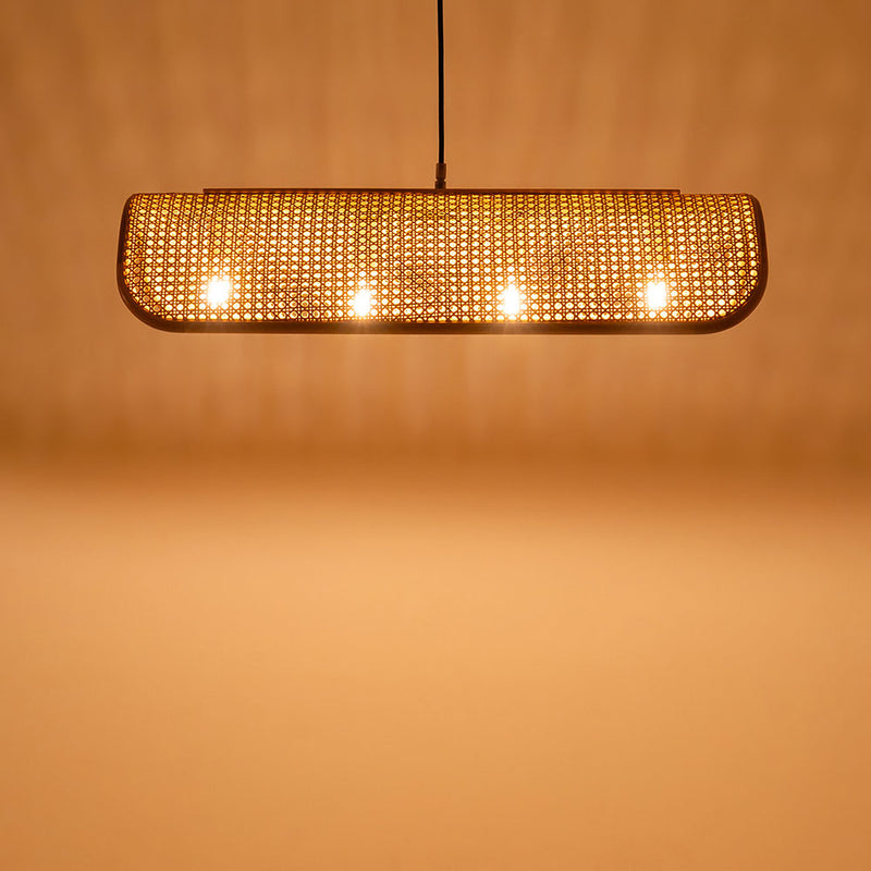 BRID ラタン ペンダントランプ ４灯