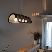 BRID ラタン ペンダントランプ ４灯