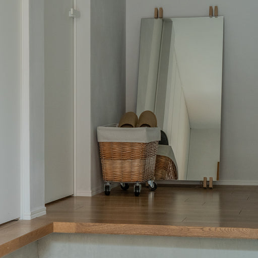 BRID ウィロー ランドリーバスケット キャスター付き 34L