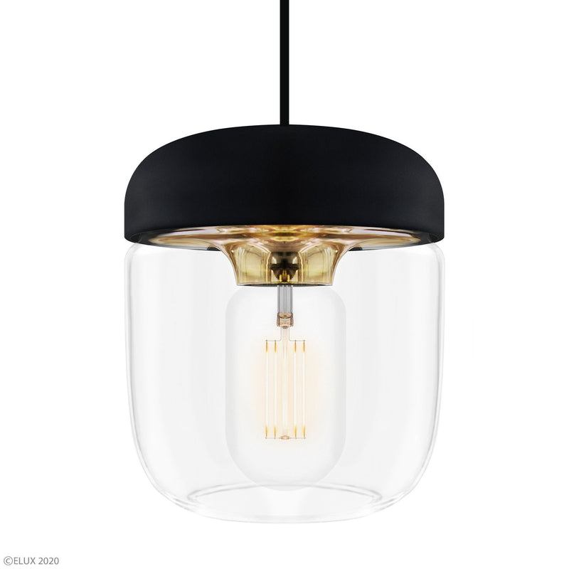 ELUX 照明 2082-UMAGE　Acorn　1灯ペンダント　ブラック