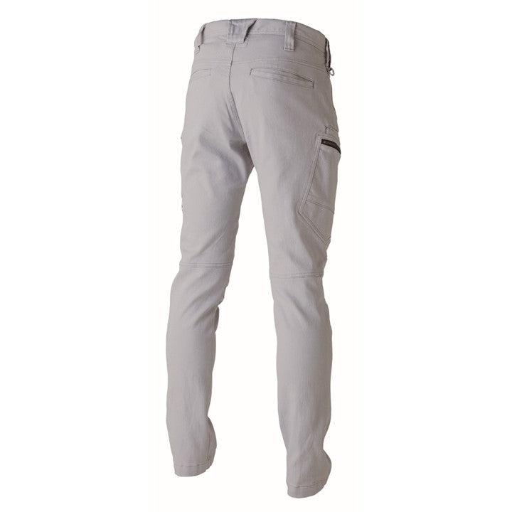 寅壱 3620-219 カーゴパンツ シルバー バックスタイル