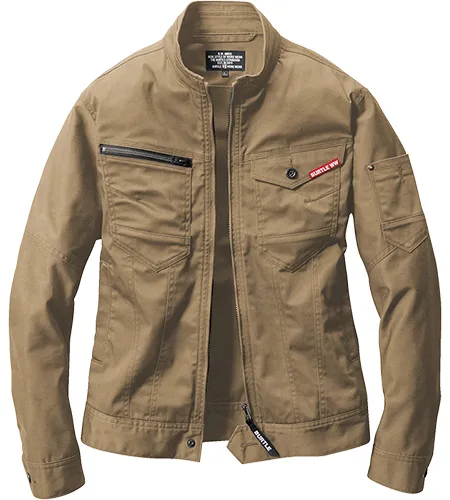 バートル 661 T/Cストレッチツイルジャケット カーキ