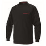 寅壱 5959-617 赤耳長袖クルーネックＴシャツ クロ