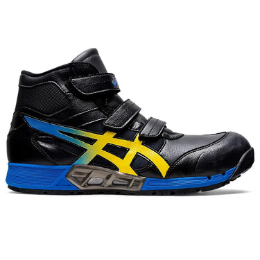 ウィンジョブ® CP308 AC　3E相当　安全靴　メンズ ブラック×ヴァイブラントイエロー 24.0㎝