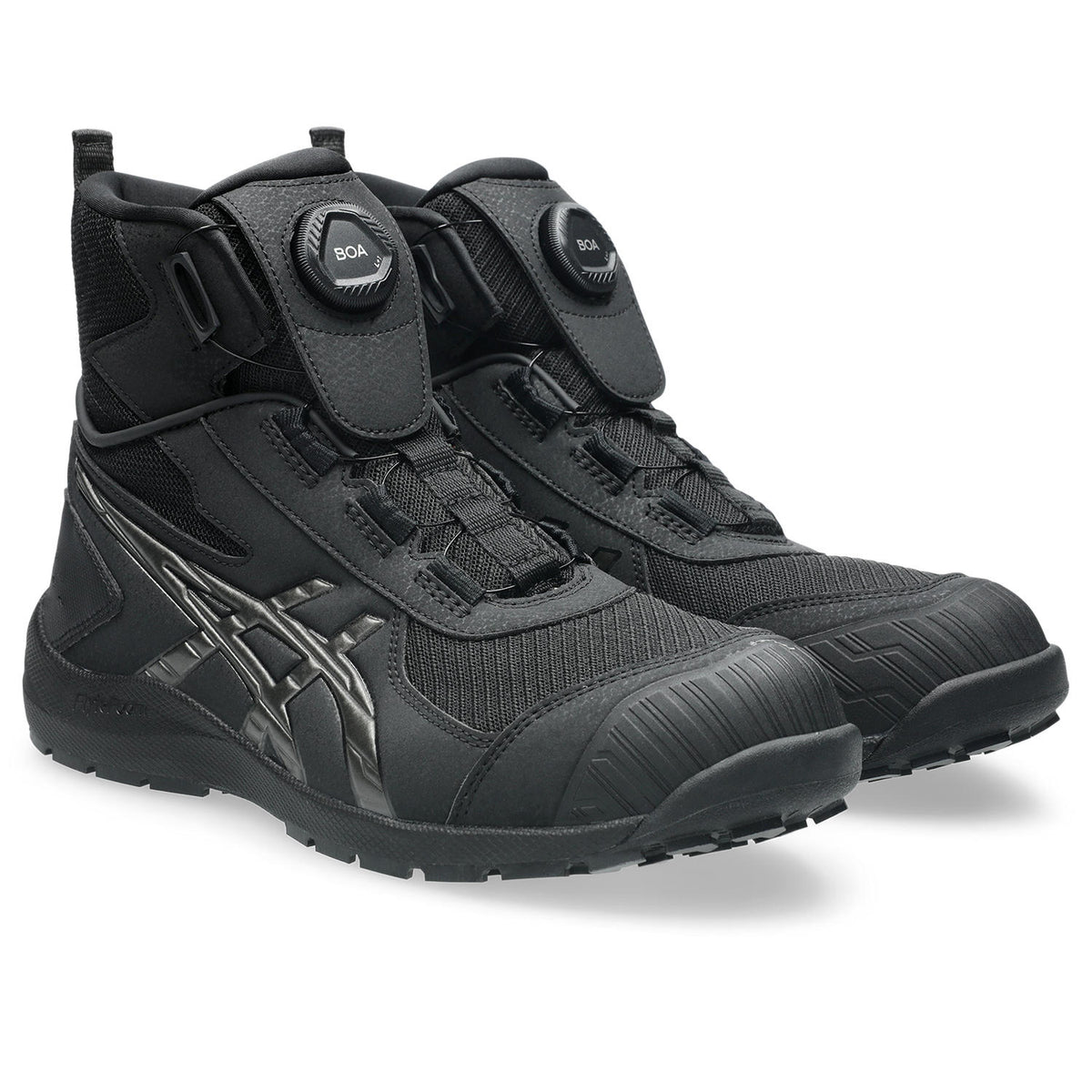 アシックス 安全靴 ウィンジョブ® CP224 TS BOA ブラック×ガンメタル 3E