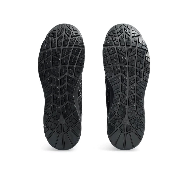 【2024年2月新発売】軽量性・クッション性に優れたFLYTEFOAMをミッドソールに採用し、女性の足にしっかりフィット　ウィンジョブ® CP217　2E相当　安全靴　レディース　ブラック×ブラック 21.5