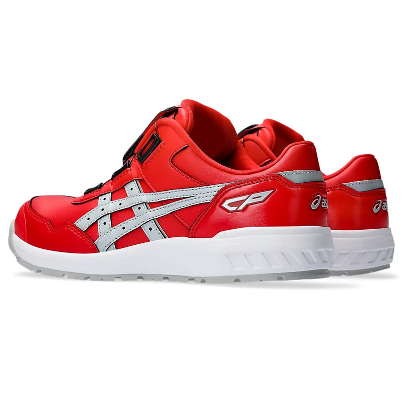 ウィンジョブ® CP306 BOA® クラシックレッド×ピエモントグレー  3E相当 ユニセックス 安全靴【新色】