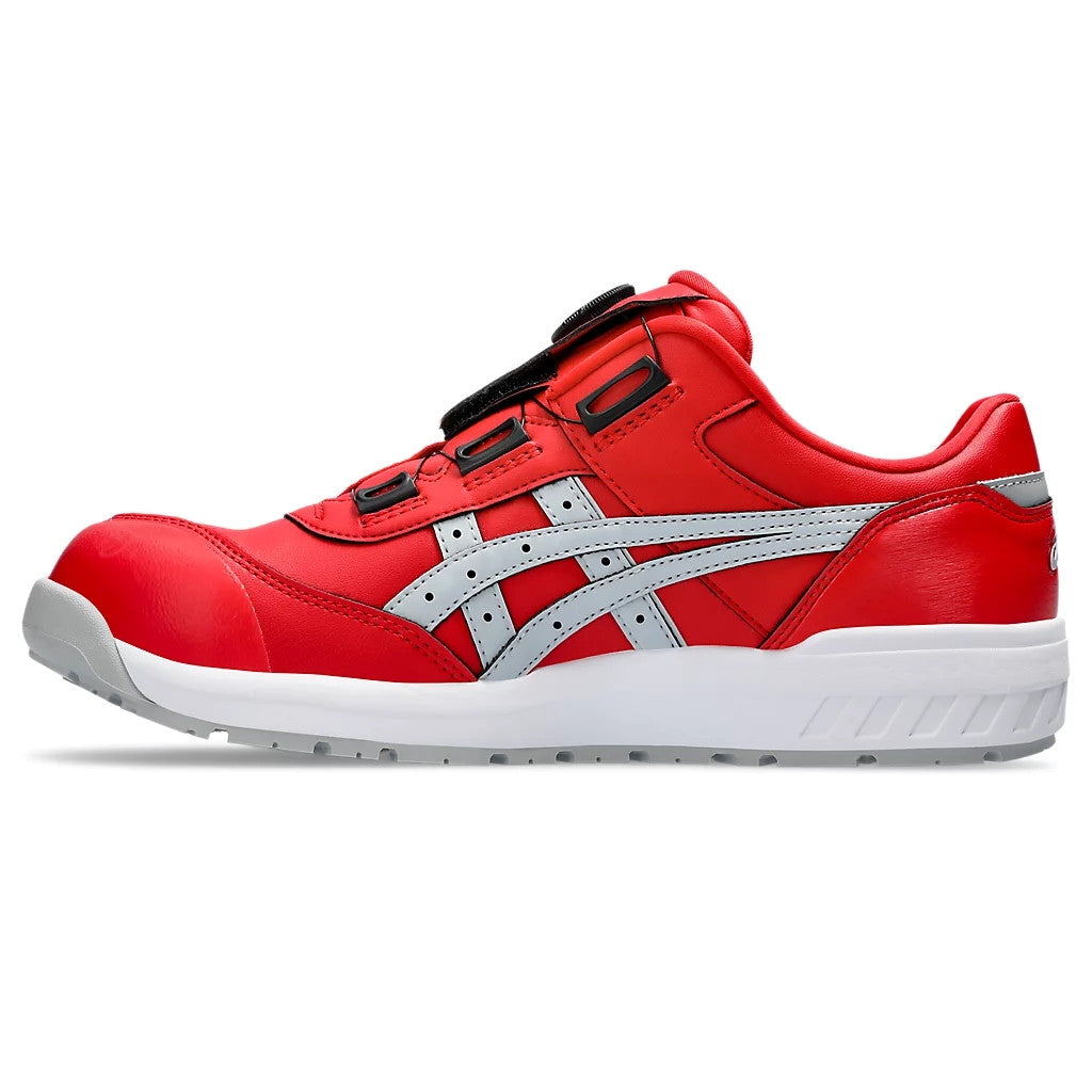 ウィンジョブ® CP306 BOA® クラシックレッド×ピエモントグレー  3E相当 ユニセックス 安全靴【新色】