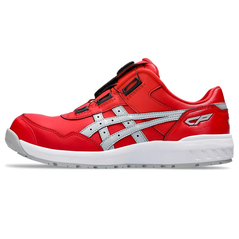 ウィンジョブ® CP306 BOA® クラシックレッド×ピエモントグレー  3E相当 ユニセックス 安全靴【新色】