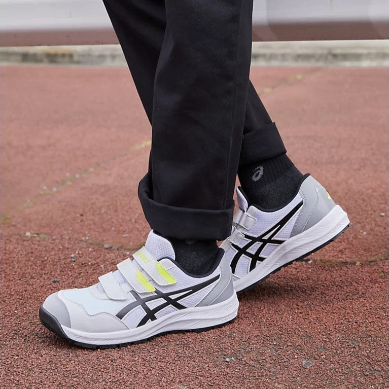 ウィンジョブ® CP215　3E相当　安全靴　ユニセックス　ホワイト×ブラック 22.5㎝