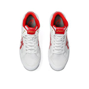 【2024年2月新発売】シンプルで飽きのこないデザイン。昨今のワーカースタイルにマッチする一足　ウィンジョブ® CP218　3E相当　安全靴　ユニセックス　ホワイト×クラシックレッド 22.5