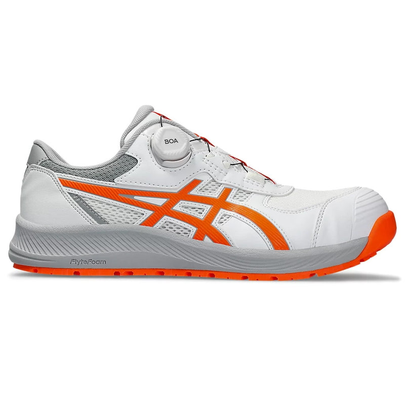 ウィンジョブ® CP219 BOA® ホワイト×ショッキングオレンジ  2E相当 ユニセックス 安全靴