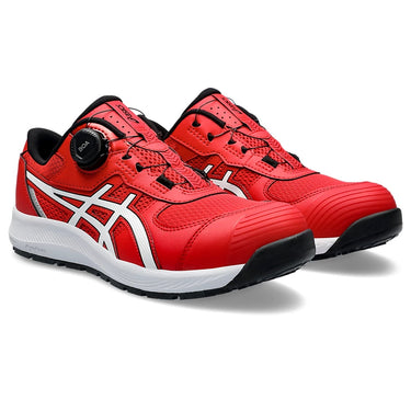 ウィンジョブ® CP219 BOA®  クラシックレッド×ホワイト 2E相当 ユニセックス 安全靴