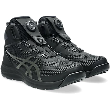アシックス 安全靴 ウィンジョブ® CP122 BOA ブラック×ガンメタル 3E