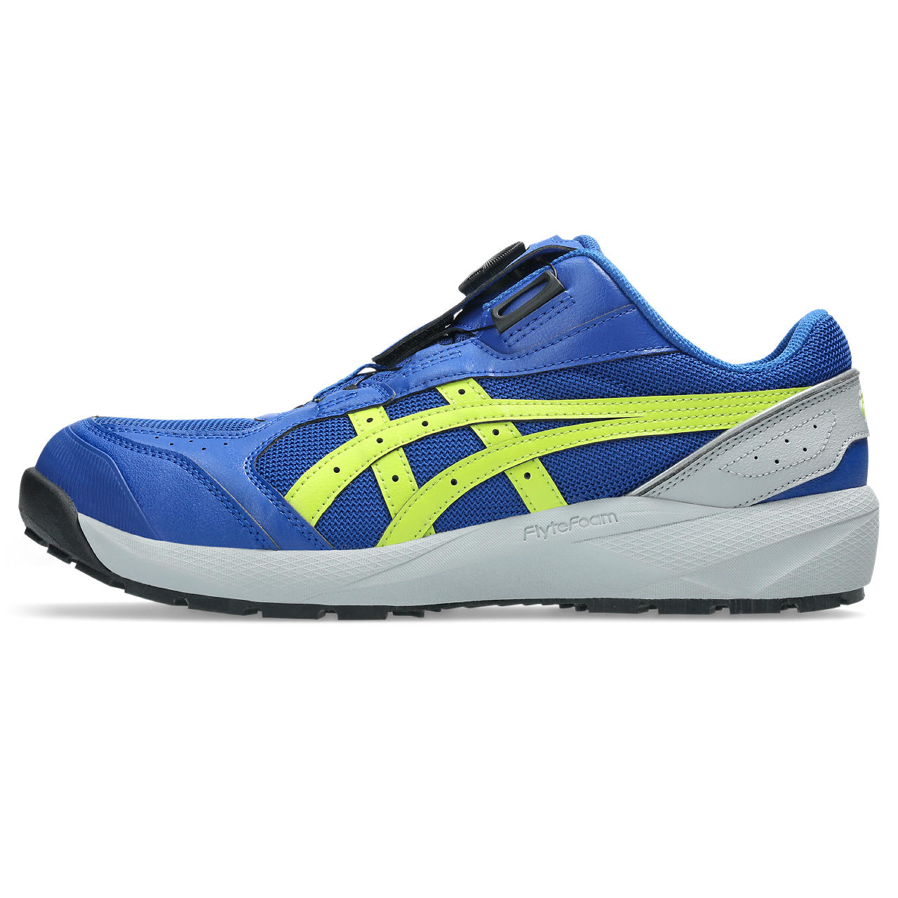 ウィンジョブ® CP219 BOA アシックスブルー×ネオンライム 3E相当