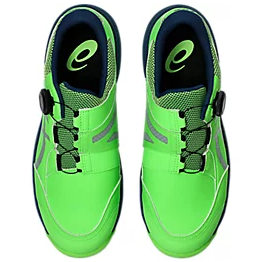 アシックス 安全靴 ウィンジョブ® CP309 BOA グリーンゲッコウ×ピュアシルバー 3E