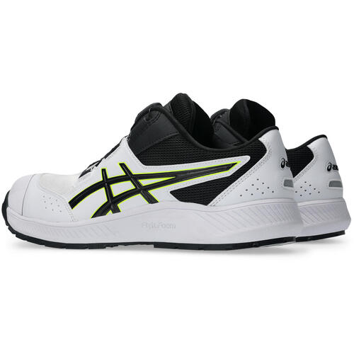 アシックス 安全靴 ウィンジョブ® CP228 BOA ホワイト×ブラック 3E