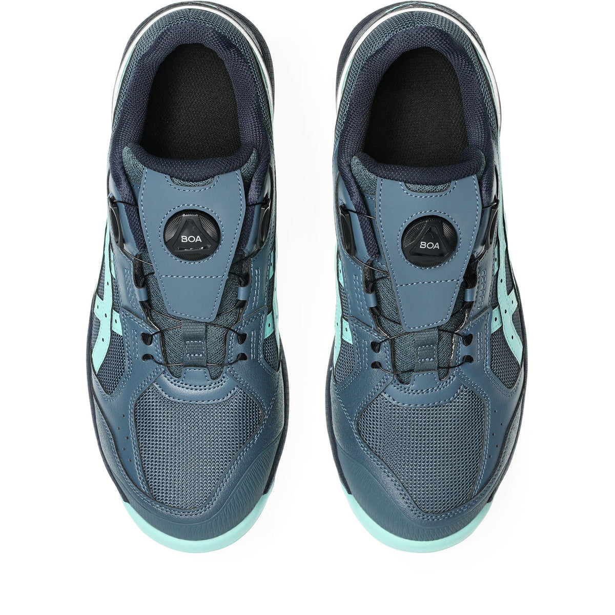 アシックス 安全靴 ウィンジョブ® CP229 BOA LC ローインディゴ×イルミネイトミント 3E