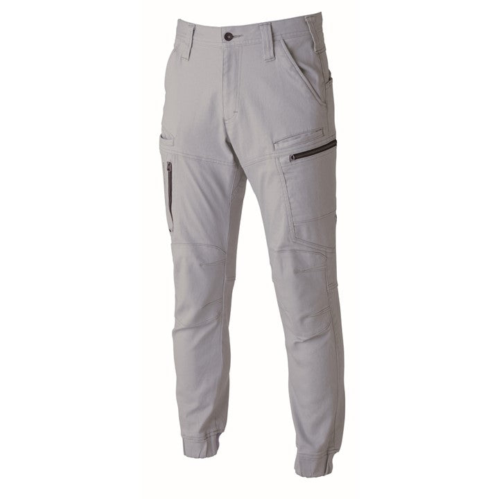 寅壱 3620-235 カーゴジョガーパンツ シルバー 正面