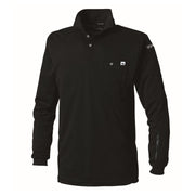 寅壱 5949-614 長袖ポロシャツ クロ