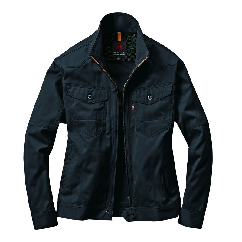 ヘリンボーン素材採用のかっこいい企業ユニフォーム　1511 ジャケット　ユニセックス 19ザック / S